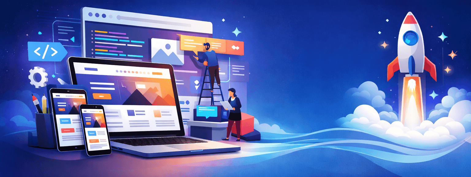 Custom-built, fully responsive website service