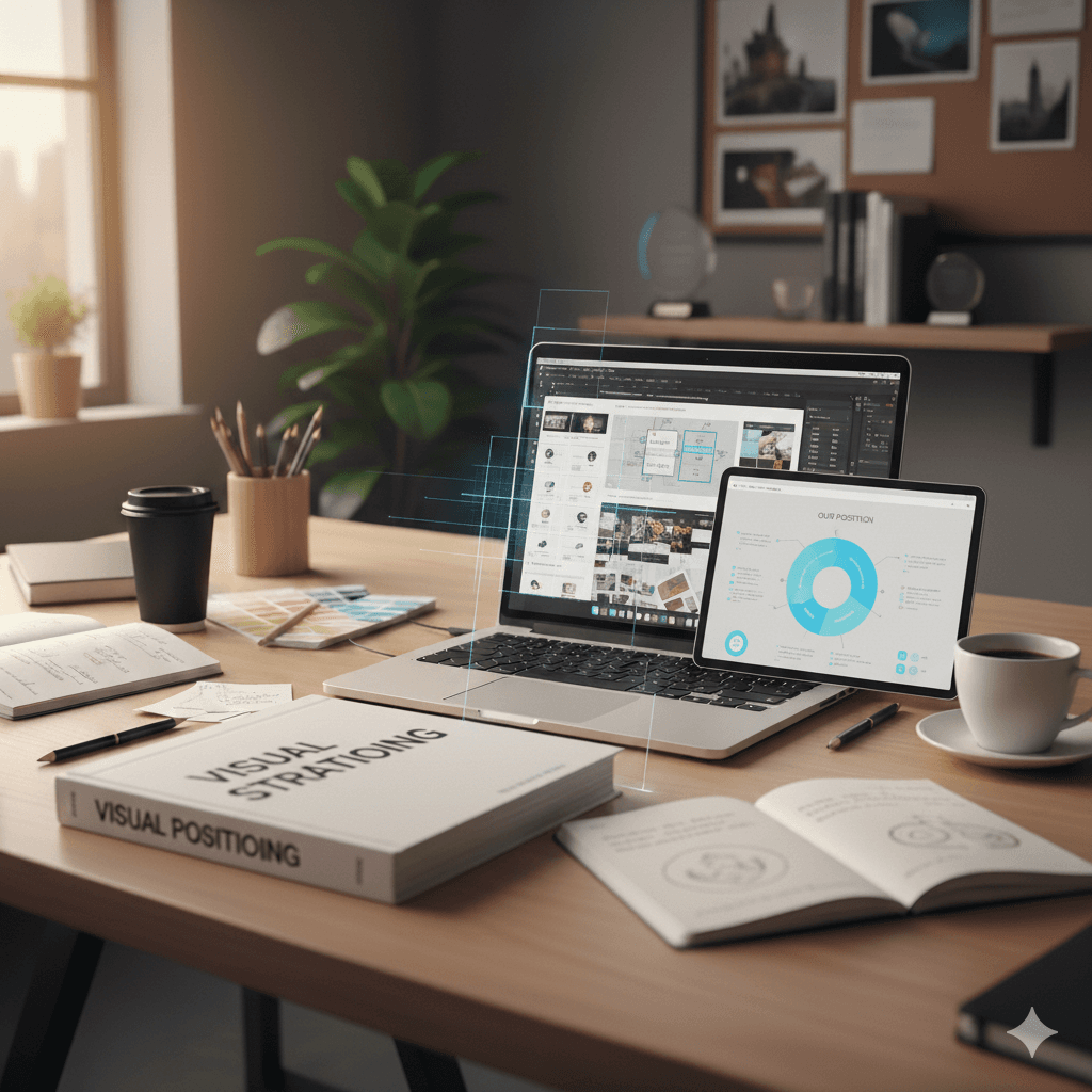 Clear visual positioning strategy service