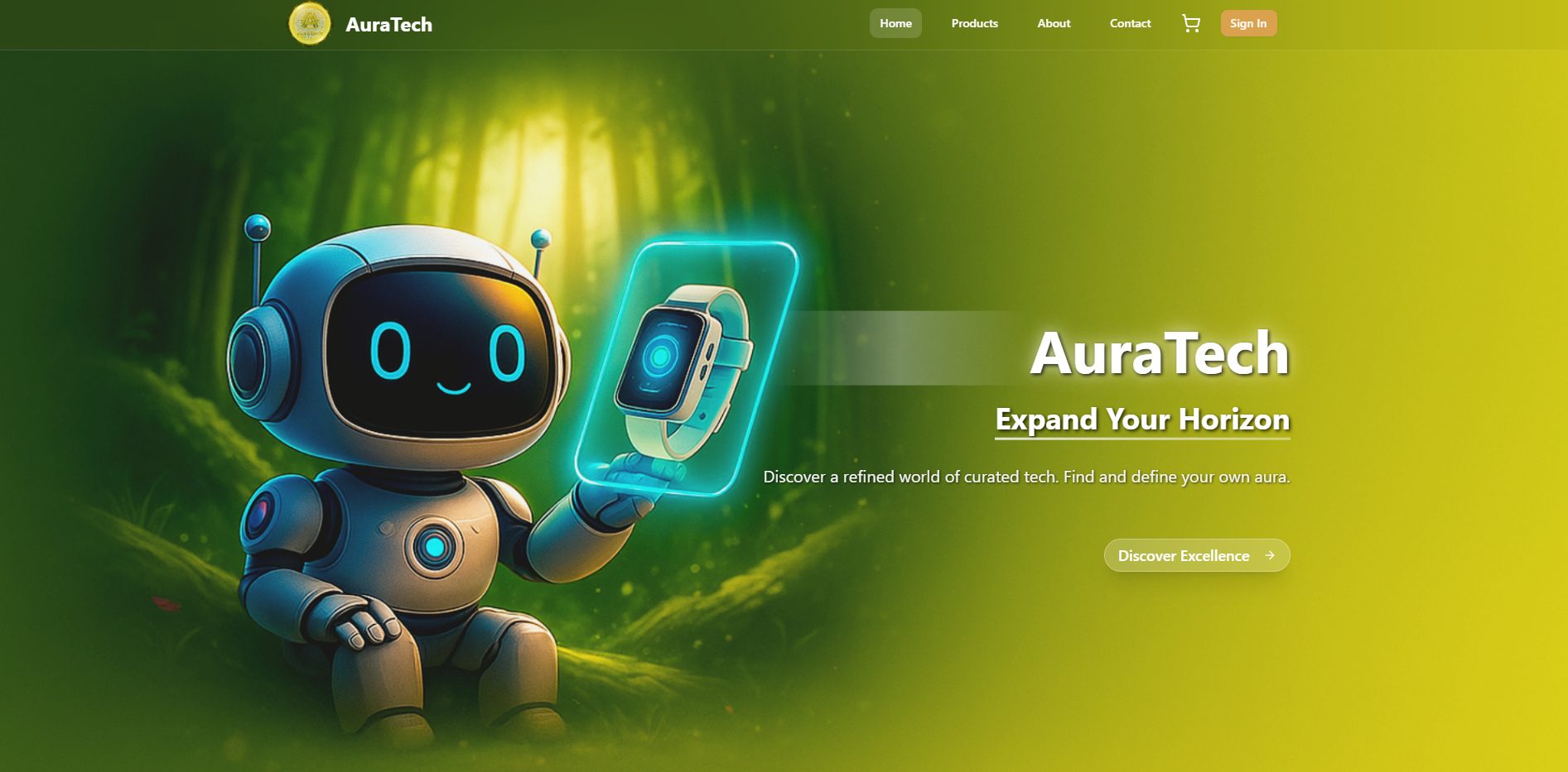 AuraTech — screen 1