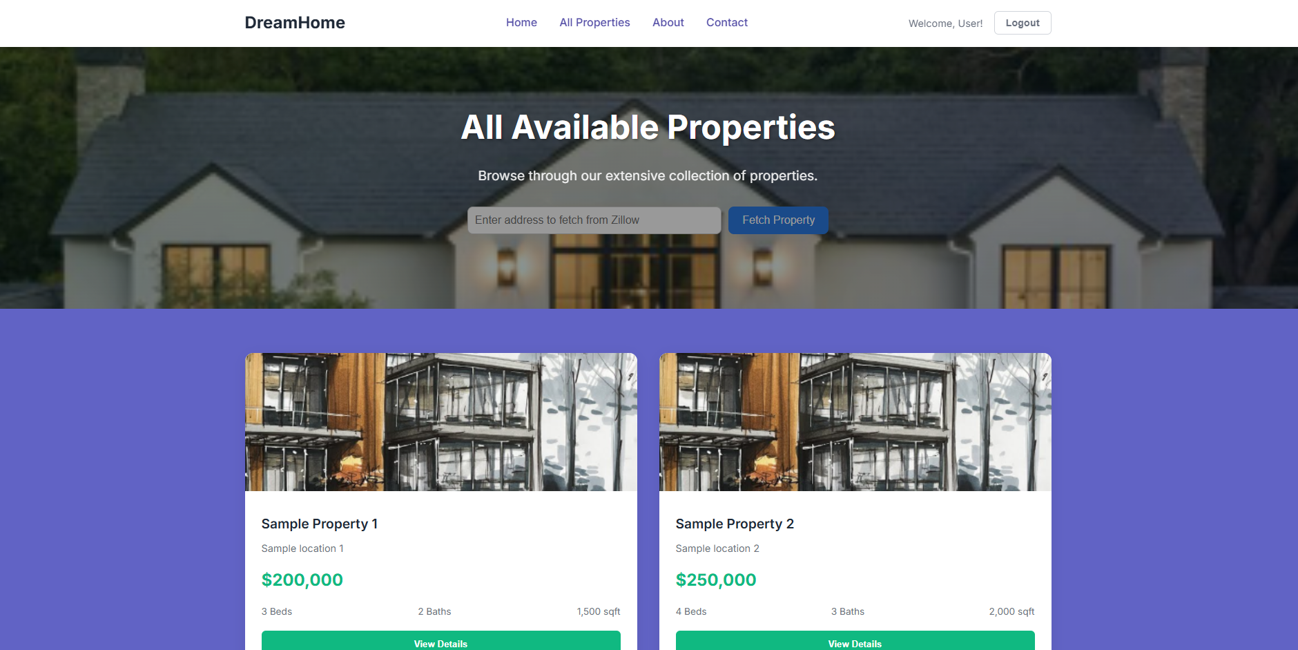 DreamHome — screen 4