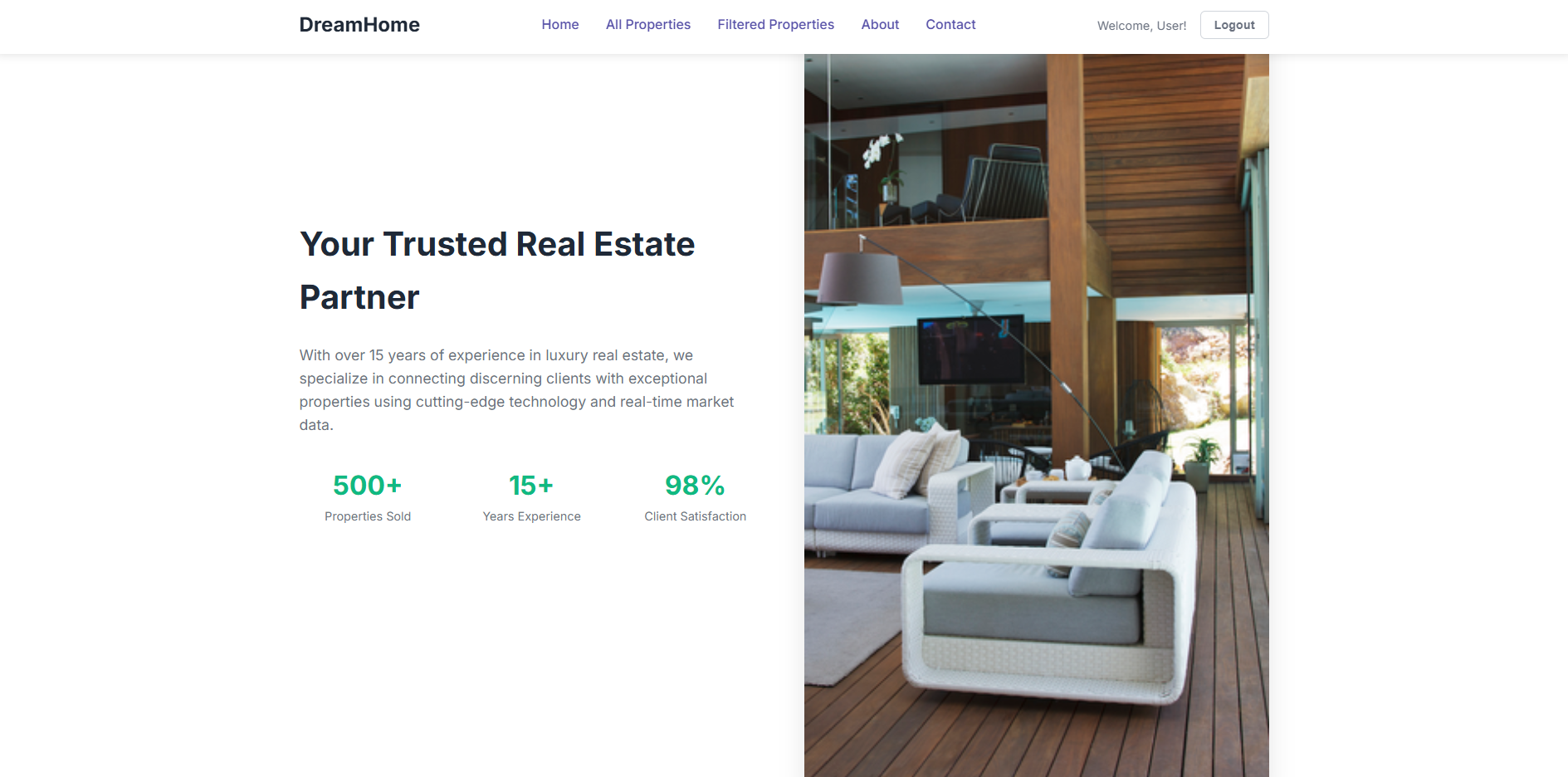 DreamHome — screen 1
