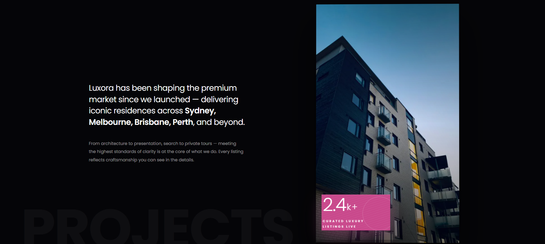 Primary navigation and account entry — quick paths to listings, about, and contact.
