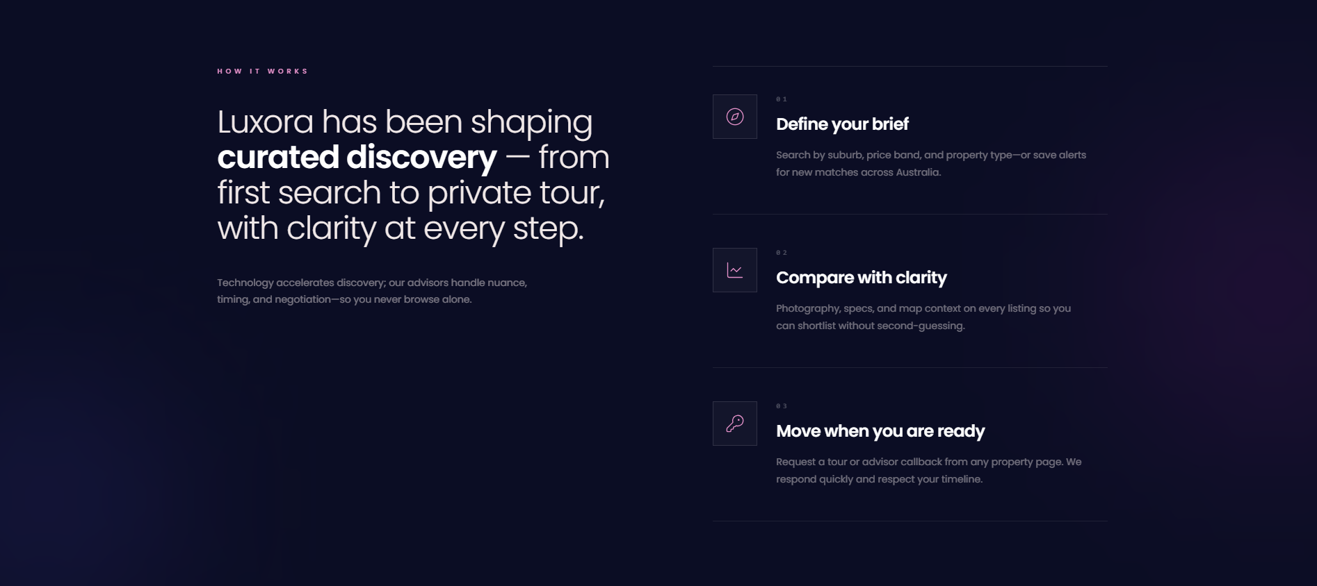 Search and discovery controls — query entry plus access to deeper filters (price & type).